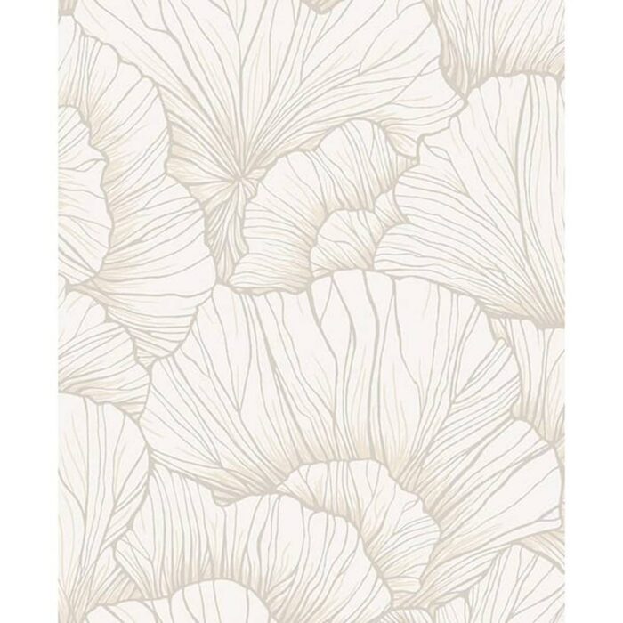 30.75 sq. ft. Frosted Linen Coral Way Vinyl Peel and Stick Wallpaper Roll